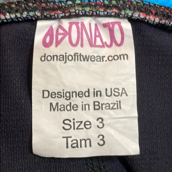 DonaJo Women Skort Eco Friendly Size 3 (16-18) XL Graphic Design Golf Zumba - Picture 8 of 8